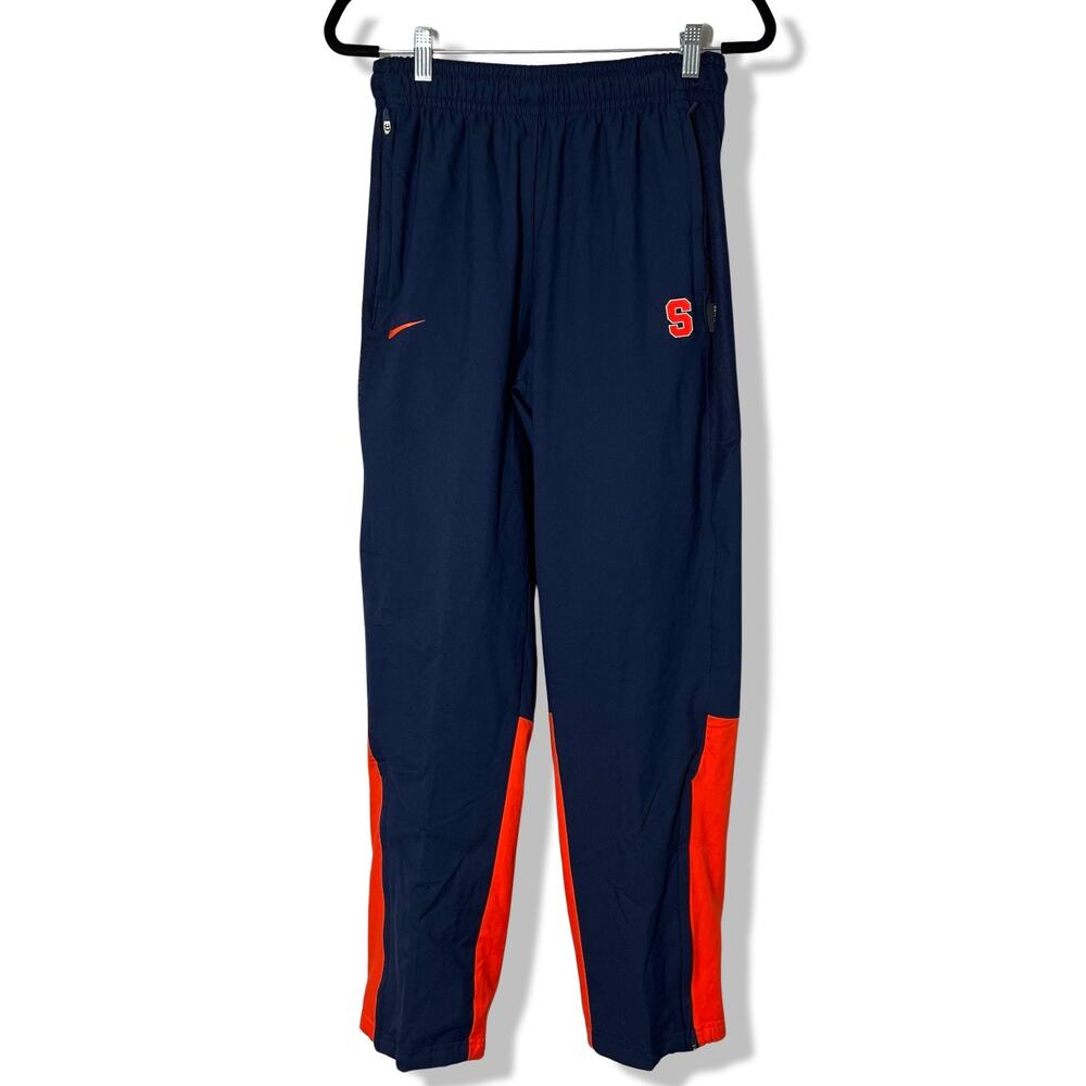 Nike Dri-fit flex men's Syracuse on-field pull on pant medium navy orange